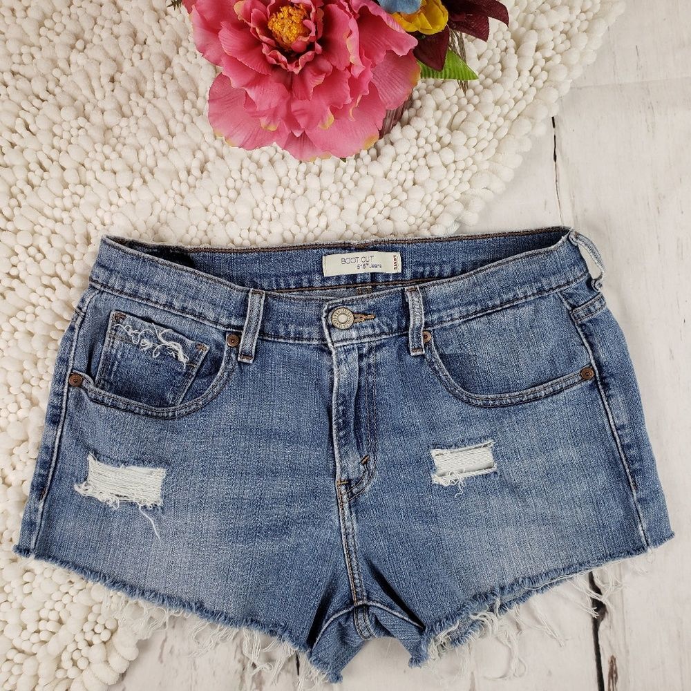 Levi's 515 Hi-Rise Cut-Off Shorts Size 8